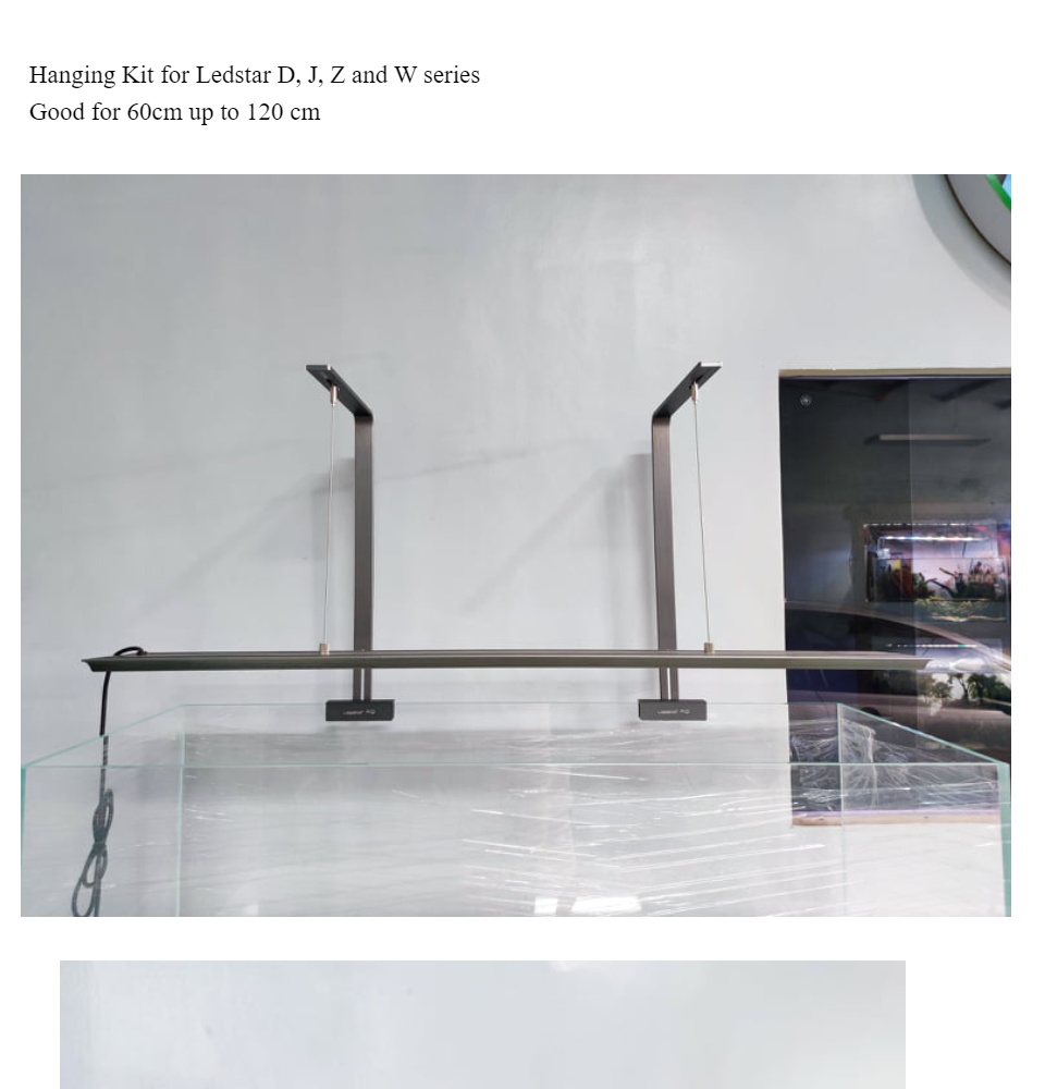 LEDSTAR 水槽ライト X（45㎝）ライトスタンド Hanging Kit付 Ledstar
