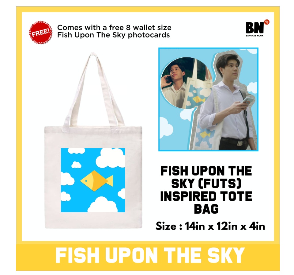 FISH UPON THE SKY トートバッグ GMM PONDPHUWIN Fish Upon The Sky The Series : Tote Bag @ eThaiCD.com