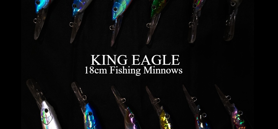 King Eagle 18cm floating Fishing lure minnow rapala 1pc.