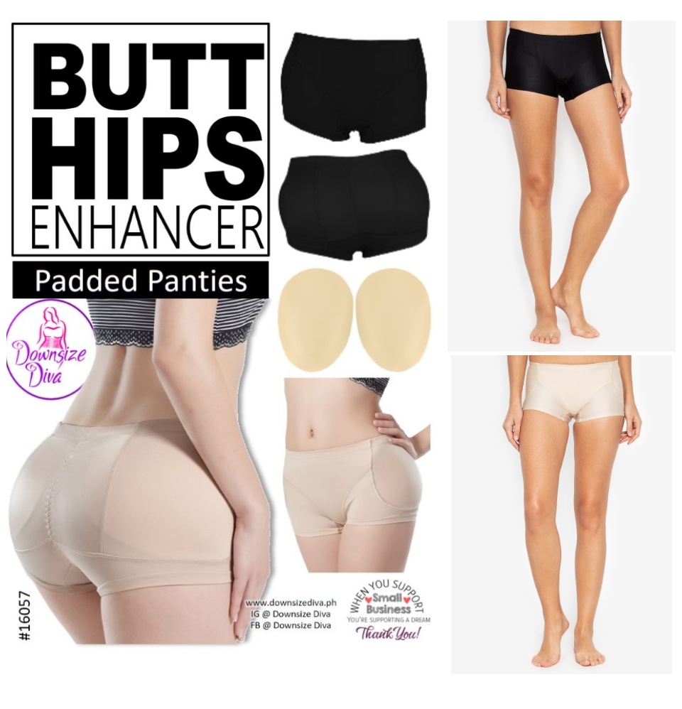 Downsize Diva Butt and Hips Enhance Panty and Shorts, Padded Panty Butt and  Hips - Butt and Hips Ehancement, Short Panty, Womens Tummy Control Panty  Underwear Pads Butt Lifter Shaper Fake Butt. Women Hip Enhancer Shaper Butt  Lifter Push Up