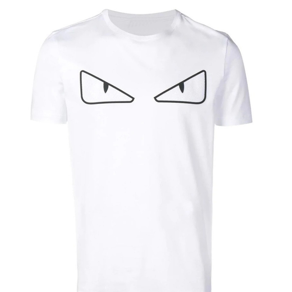 white mens fendi t shirt
