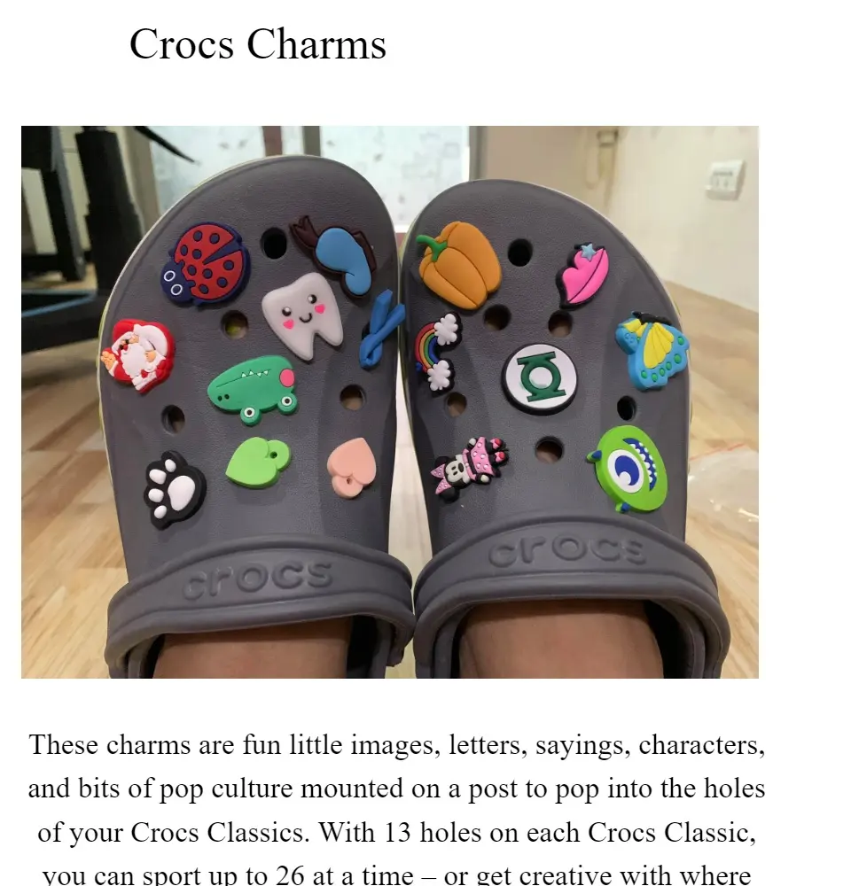 what stores sell croc charms