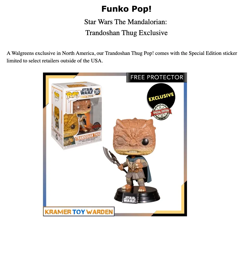 walgreens trandoshan thug