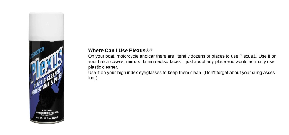 Plexus plastic polish cleaner 368g 13oz 