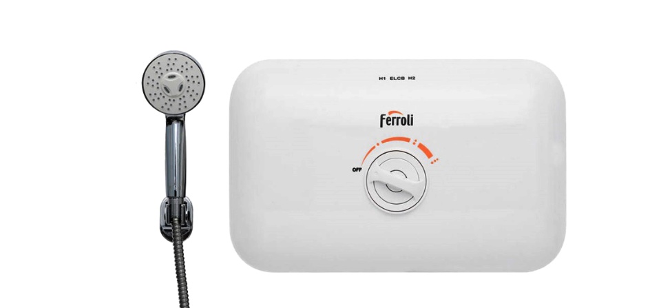 Ferroli Rita - Singlepoint Water Heater/Shower Heater (4.5kW) Ecotherm |  Lazada PH