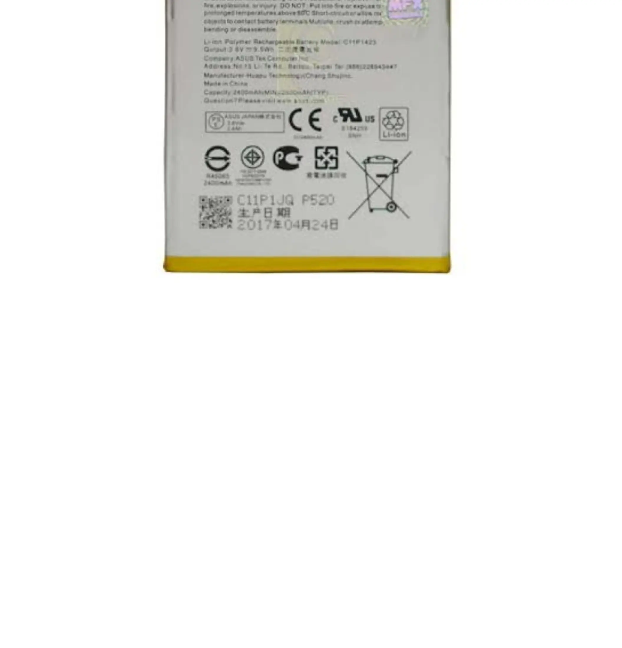 Mk Battery For Asus Zenfone 2 5 0 Ze500cl Z00d Battery C11p1423 2400mah Lazada Ph