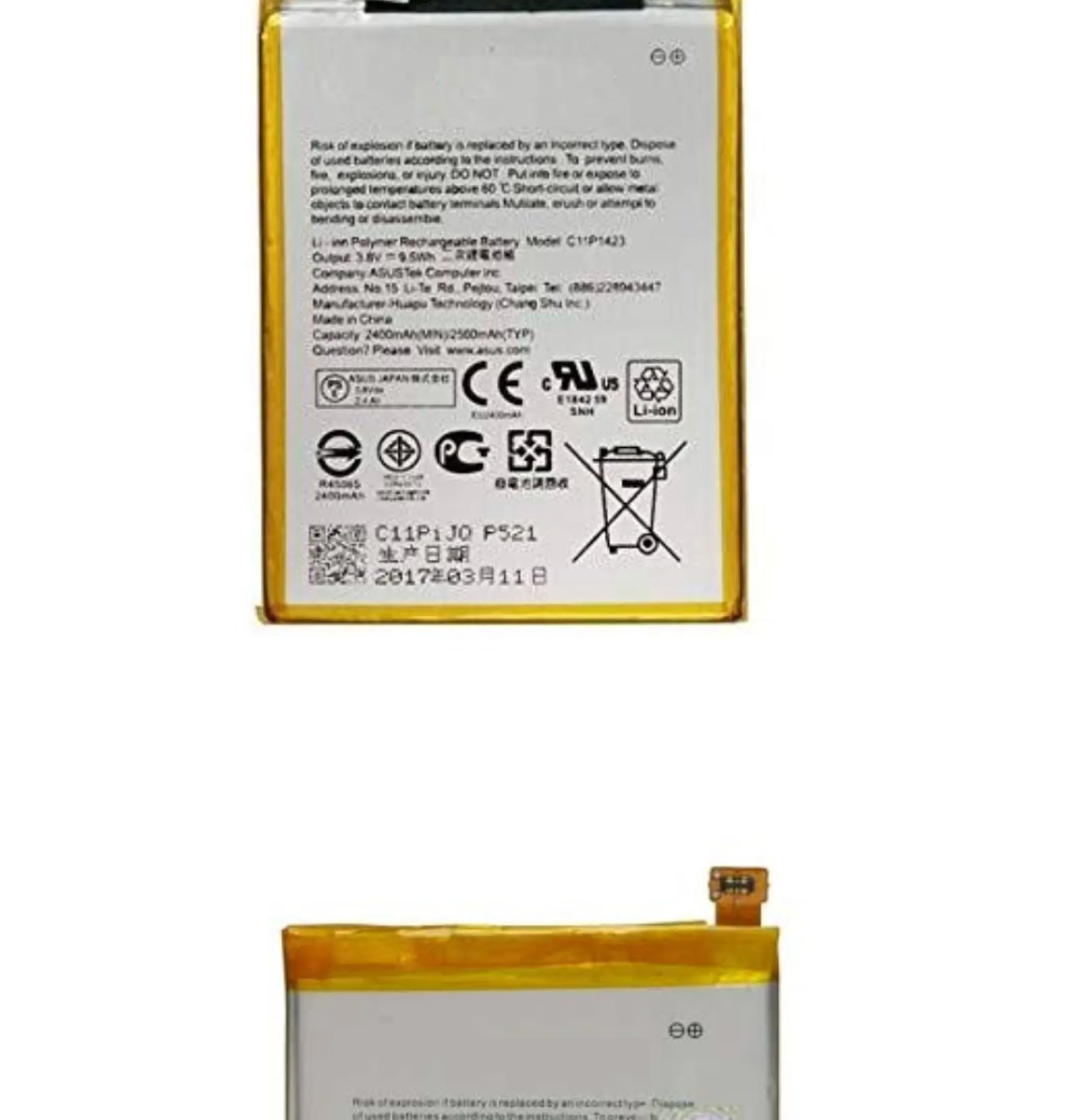 Mk Battery For Asus Zenfone 2 5 0 Ze500cl Z00d Battery C11p1423 2400mah Lazada Ph