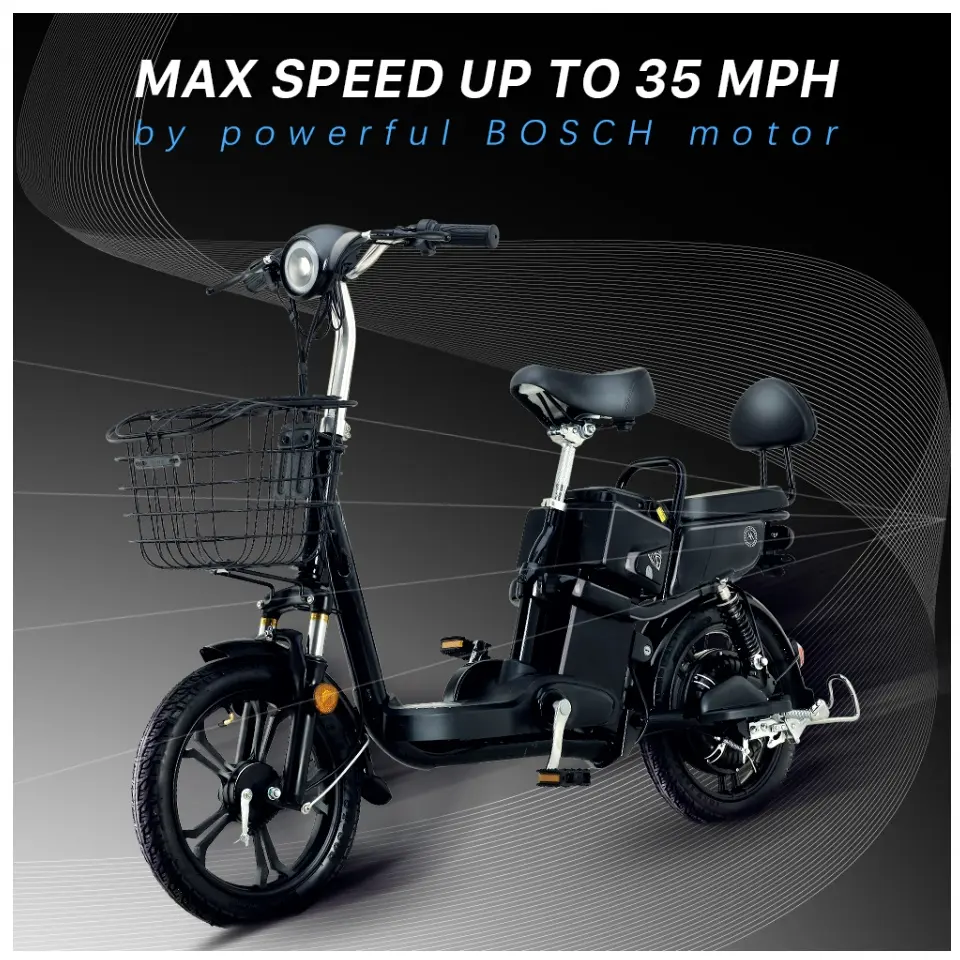 black max electric bike