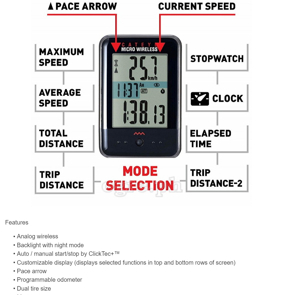 Cateye micro wireless sales battery