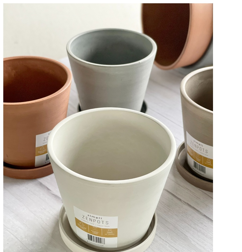 Zenpots 20cm Pot (with Catch Plate) | Basically PH