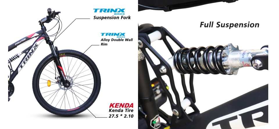 trinx evolution full suspension