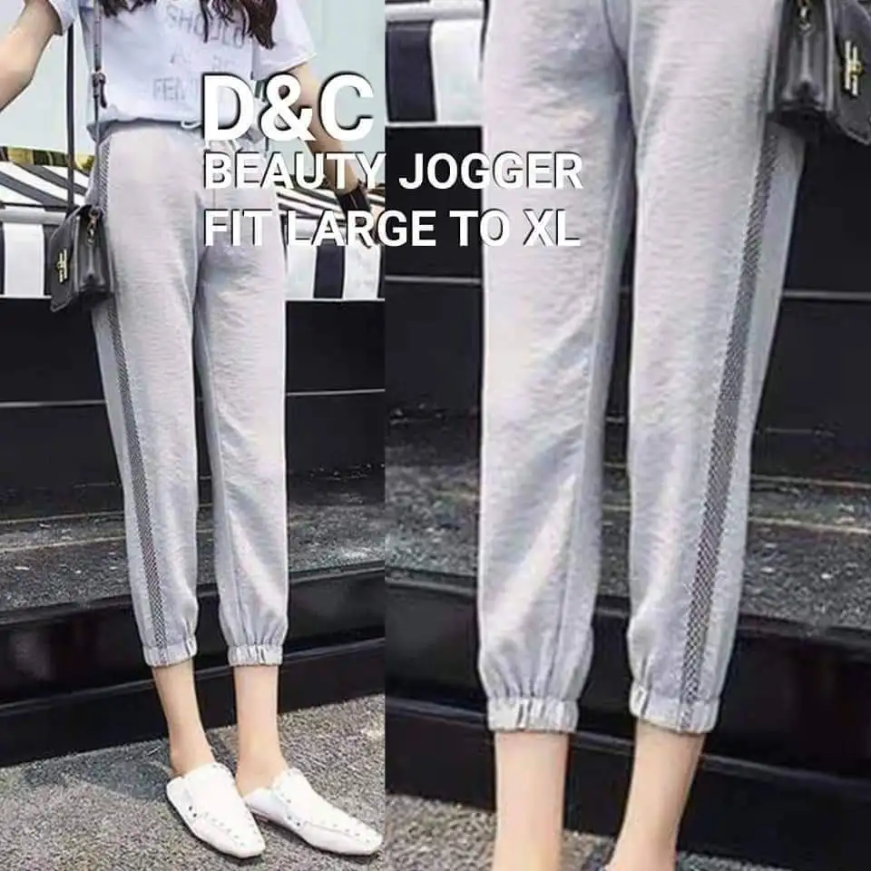 plain white joggers womens