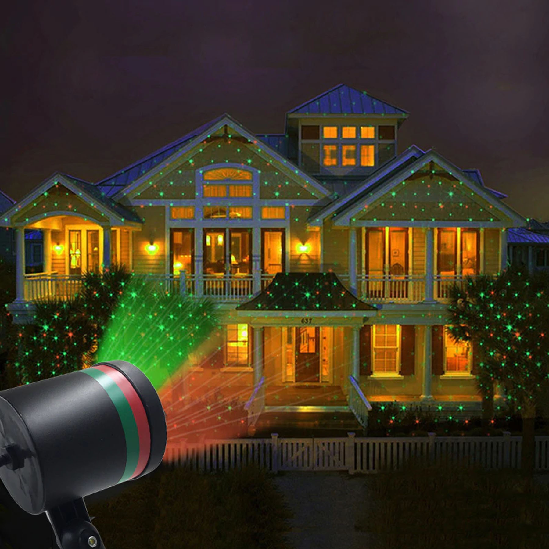 shower motion laser light projector