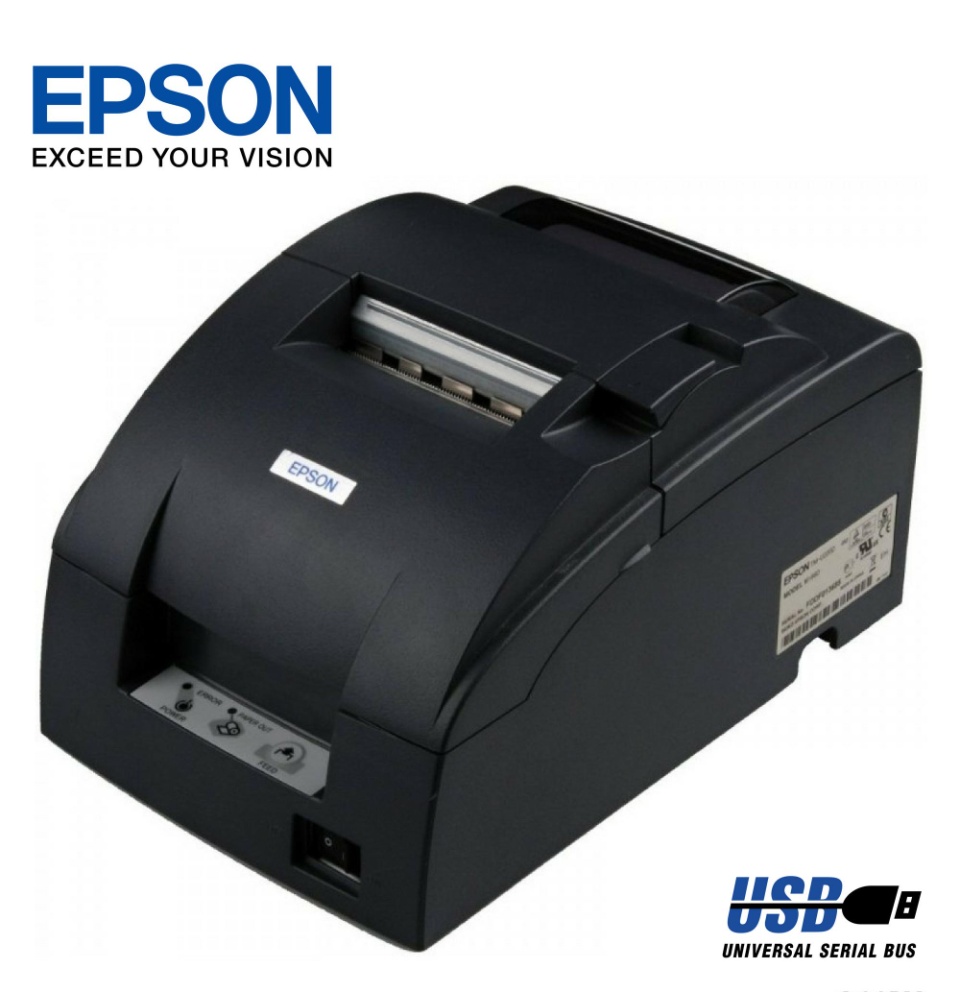 Epson TMU220D TMU220PD TM-U220PD TM-U220D U220D 220D U220PD 220PD POS  Impact Receipt Printer USB or Parallel or Serial interface without Auto  Cutter Brand New Model M188D | Lazada PH
