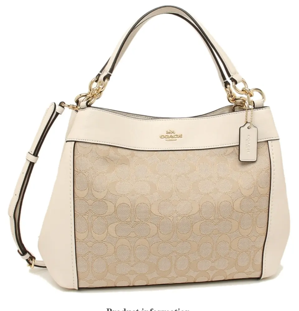 lexy shoulder bag in signature jacquard