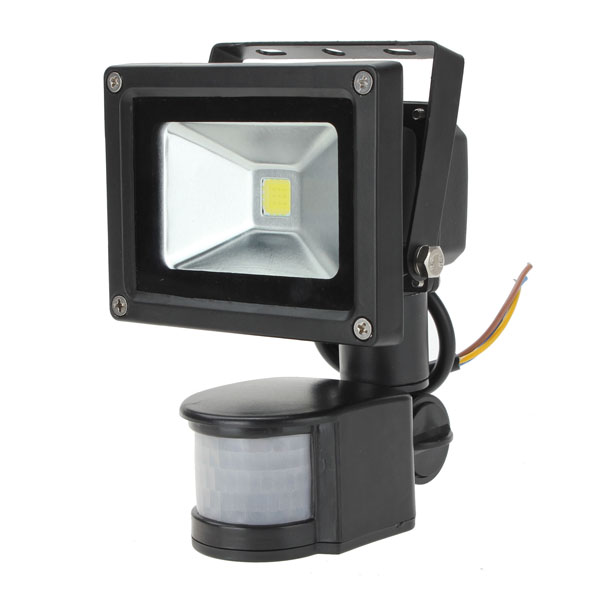10w White Pir Motion Sensor Security Led Outdoor Waterproof Flood Image