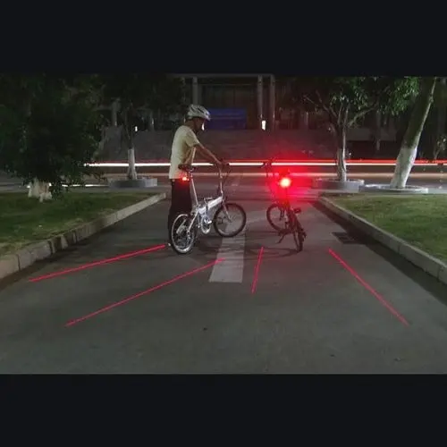 laser bike lane