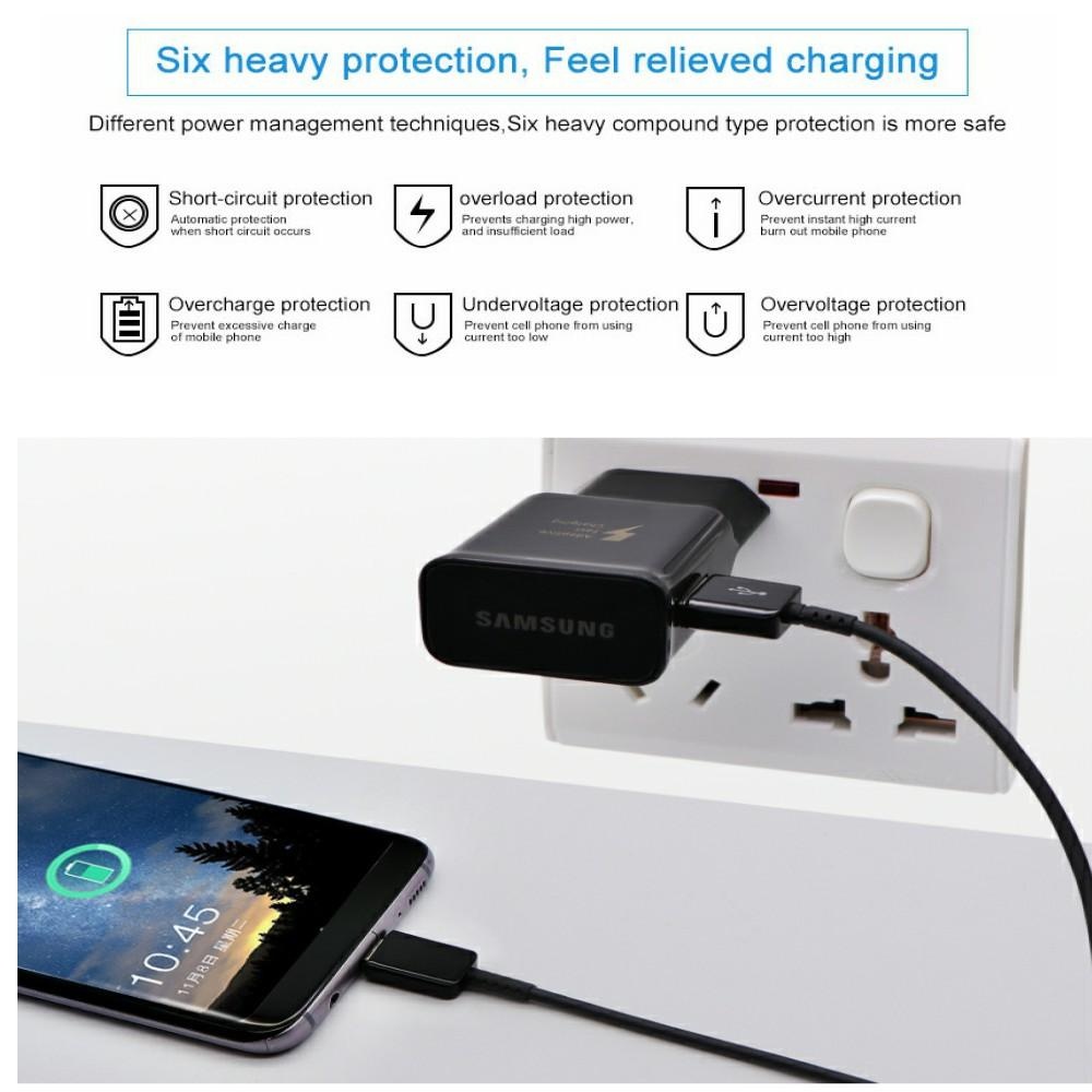 Original Samsung Fast Charger 15W, 1.2MTypeC USB Data Cable for