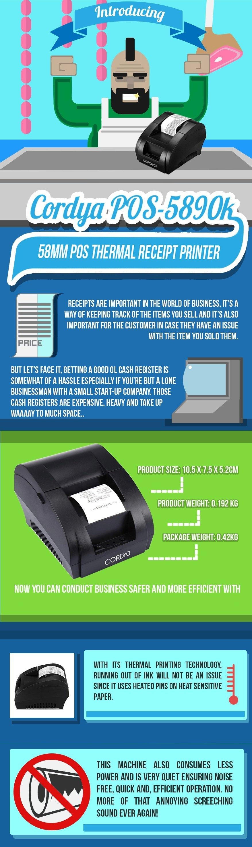 cordya thermal printer