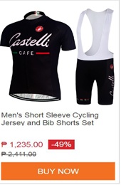 cycling bib short sleeve set