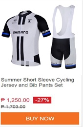 cycling bib short sleeve set