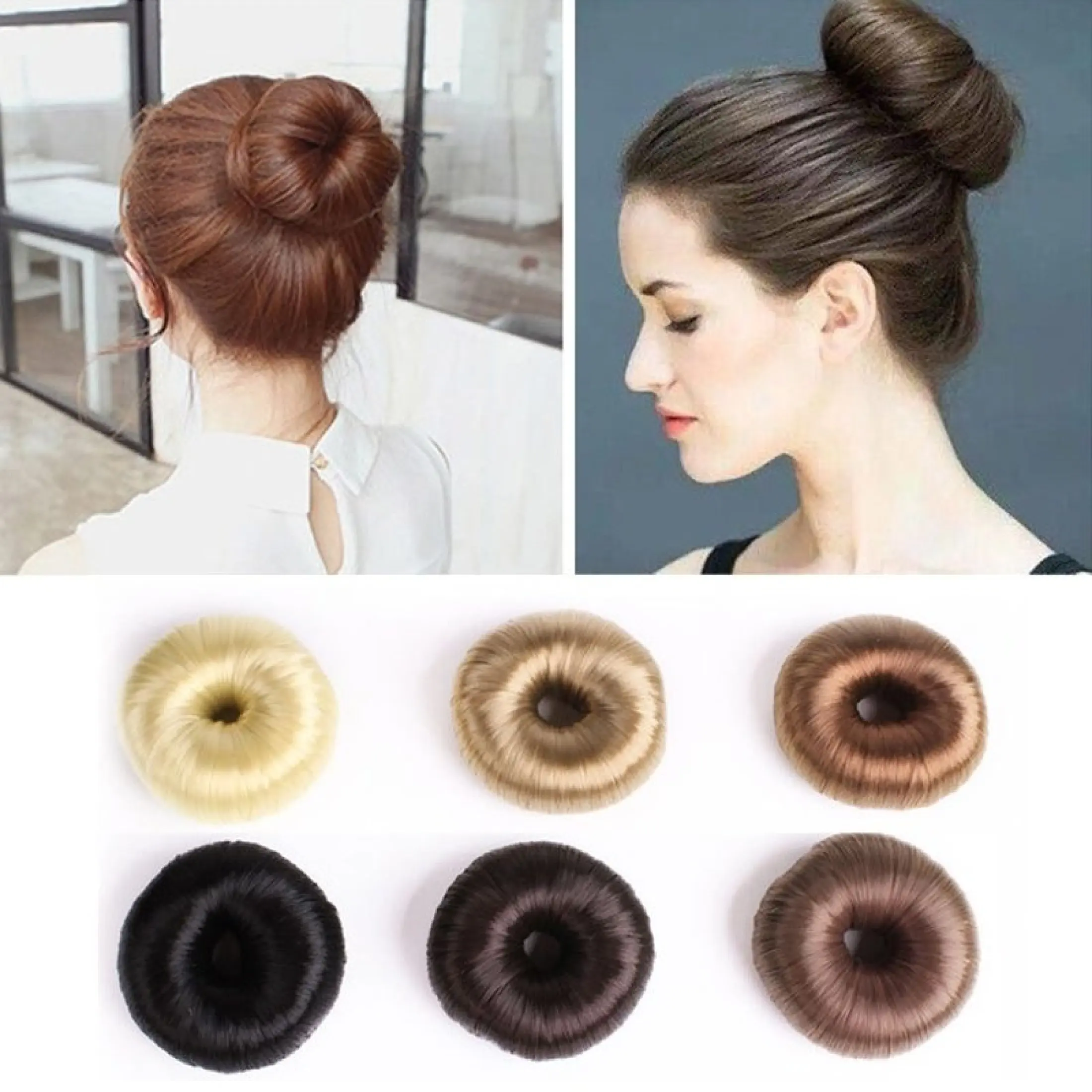 Búi tóc giả dụng cụ búi tóc tiểu thư