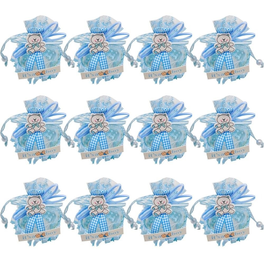 Womdee Candy Boxes Small Birthday Gift Boxes Boy Baby Decorations